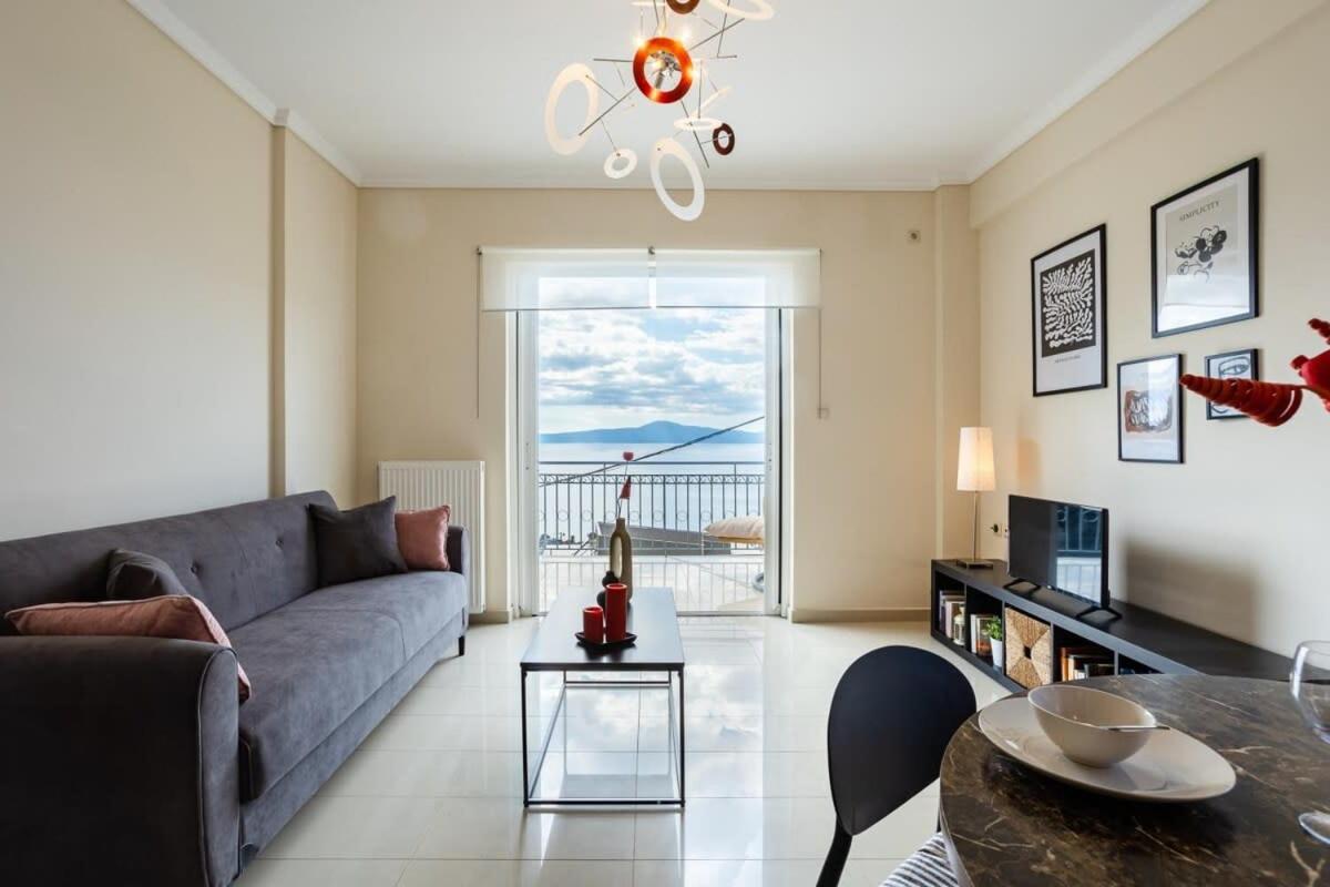 Aigli Summer Getaway - Seaview Lux Retreat แวร์กา กาลามาตา ภายนอก รูปภาพ