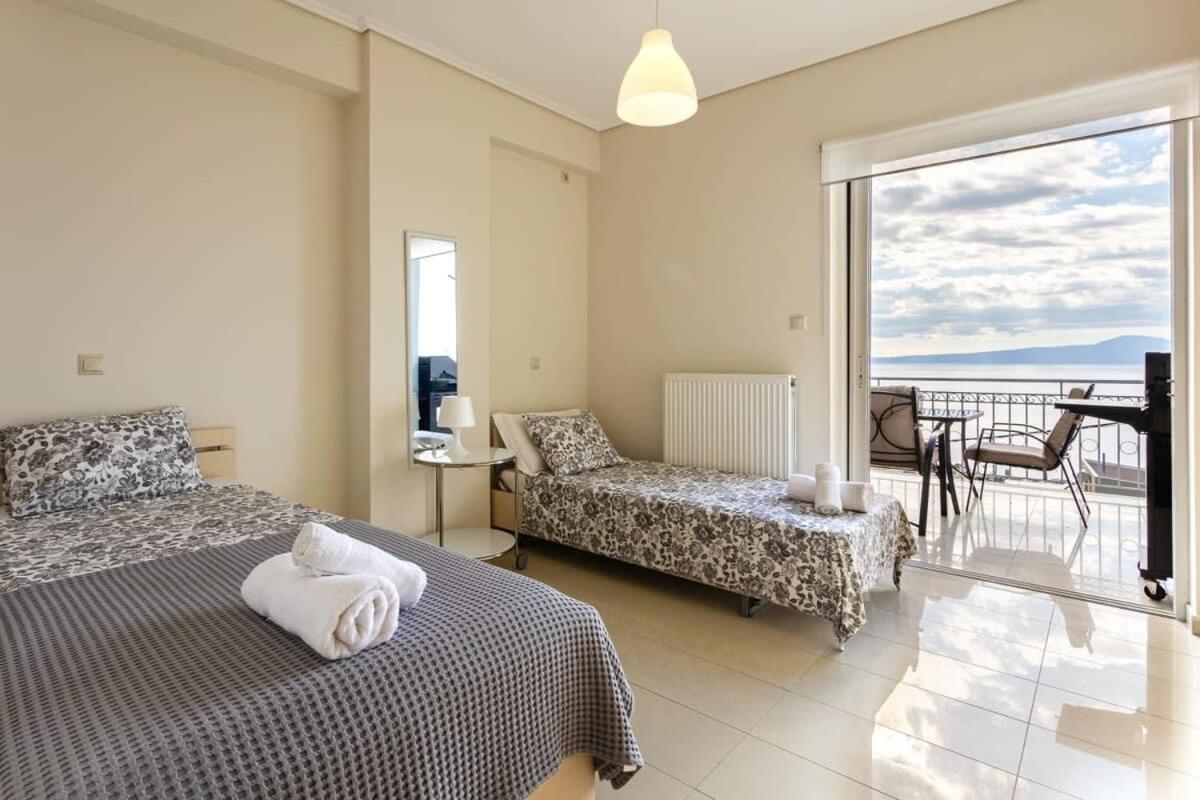 Aigli Summer Getaway - Seaview Lux Retreat แวร์กา กาลามาตา ภายนอก รูปภาพ