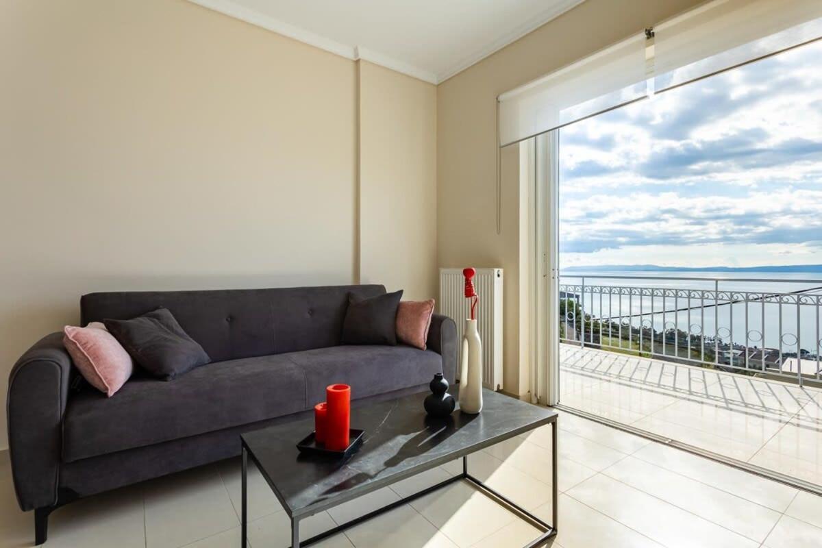 Aigli Summer Getaway - Seaview Lux Retreat แวร์กา กาลามาตา ภายนอก รูปภาพ
