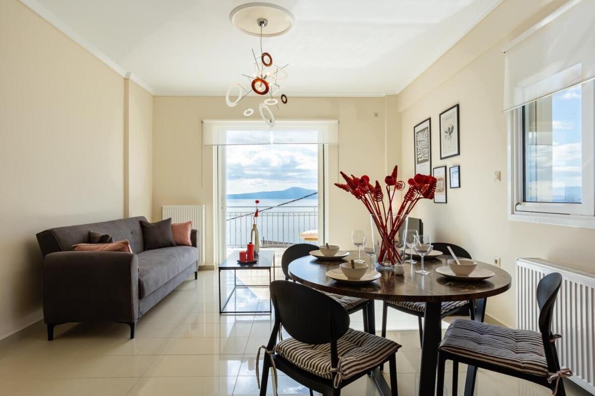 Aigli Summer Getaway - Seaview Lux Retreat แวร์กา กาลามาตา ภายนอก รูปภาพ