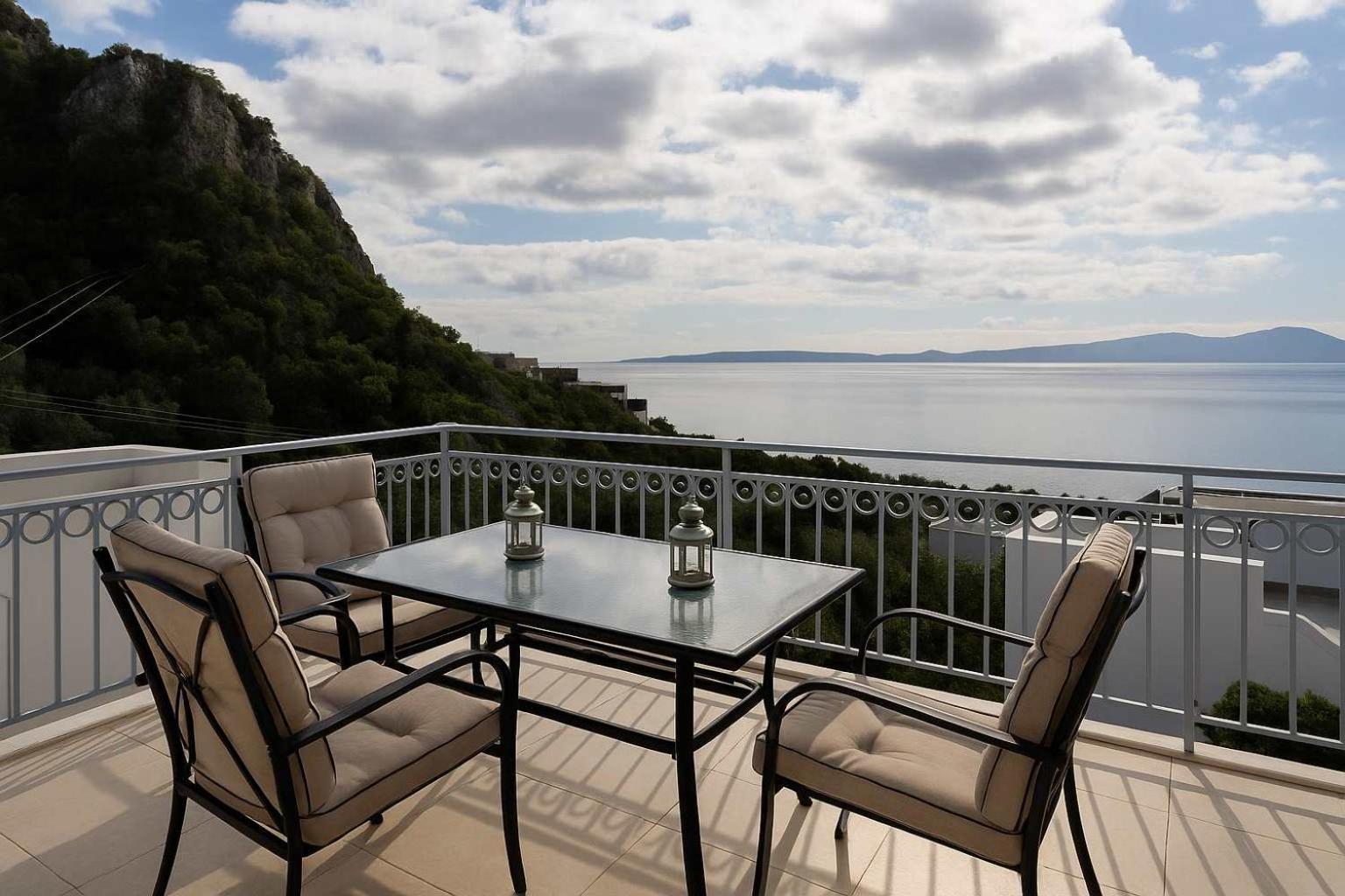 Aigli Summer Getaway - Seaview Lux Retreat แวร์กา กาลามาตา ภายนอก รูปภาพ